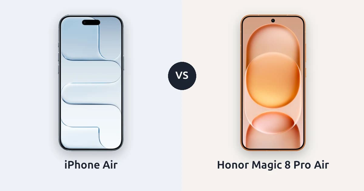 iPhone Air ve Honor Magic 8 Pro Air: ince telefonun nasıl yapılması gerektiğine dair iki görüş