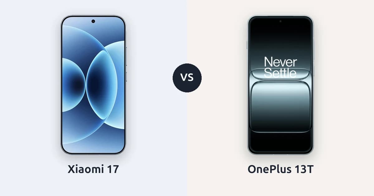Xiaomi 17 ile OnePlus 13T: aynı boyda, aynı pil kapasitesinde iki kompakt telefon