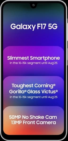 Samsung Galaxy F17 5G