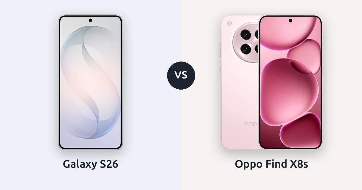 Galaxy S26 ile Oppo Find X8s: aynı boyda iki kompakt telefon, bir yıl arayla