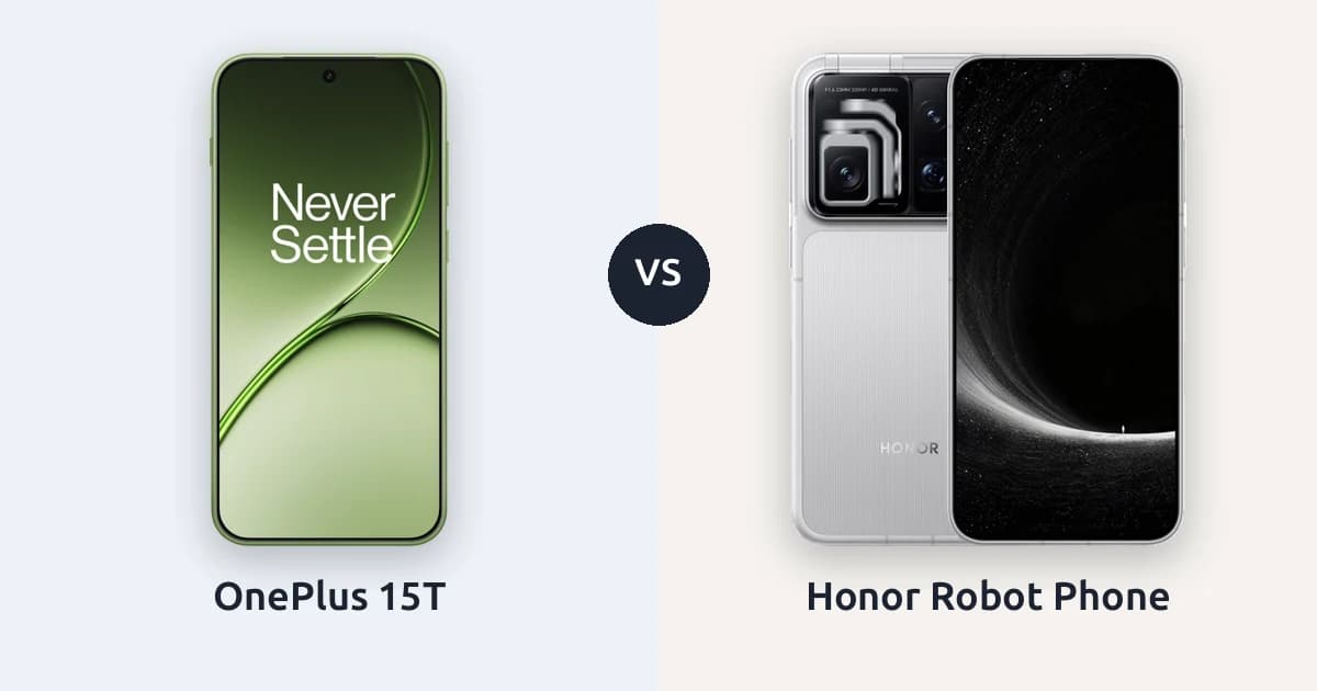 OnePlus 15T mi, Honor Robot Phone mu? Küçük gövdede iki uç tercih